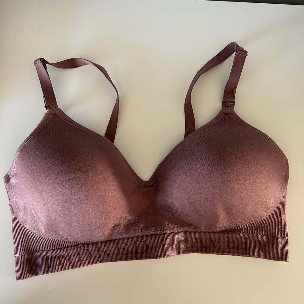 Kindred Bravely Signature Sublime Contour Nursing Bra size Large.